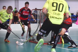 Roger Berchtold im Einsatz am Czech Open 2015 gegen AC Sparta Praha