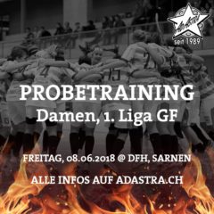 Probetraining Damen 1. Liga GF – Ad Astra Sarnen
