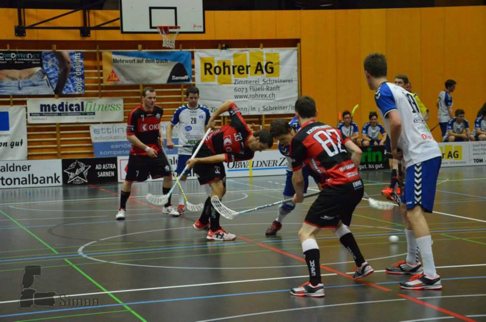 Marco Schöni, Andreas Kronenberg, Beni Haas, Steven Fiechter, Matteo Limacher, Daniel Meier, Zug United, Ad Astra Sarnen, Floorball, Unihockey, Swiss Unihockey