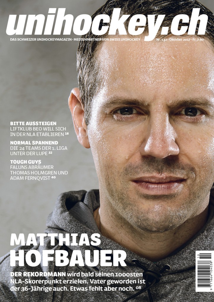 Das Cover der neusten Ausgabe von Unihockey.ch